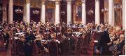 Ilya Repin, Formal Session of the State Council Held to Hark its Centeary on 7 May 1901,1903